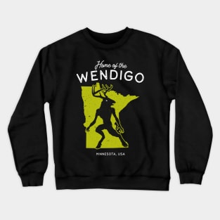 Home of the Wendigo - Minnesota USA Crewneck Sweatshirt